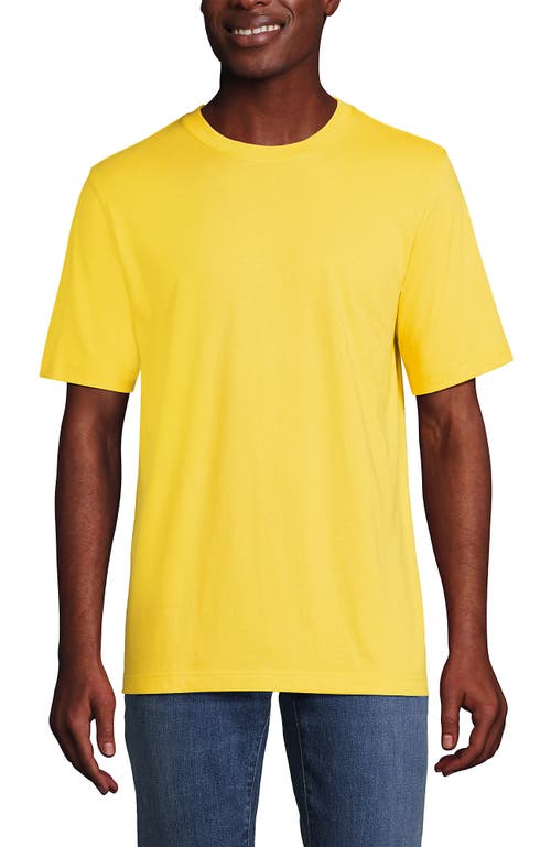 Shop Lands' End Super-t Short Sleeve T-shirt In Primrose Yellow