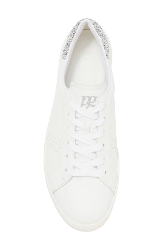 Shop Paul Green Texas Sneaker In White Platino Cristall Combo