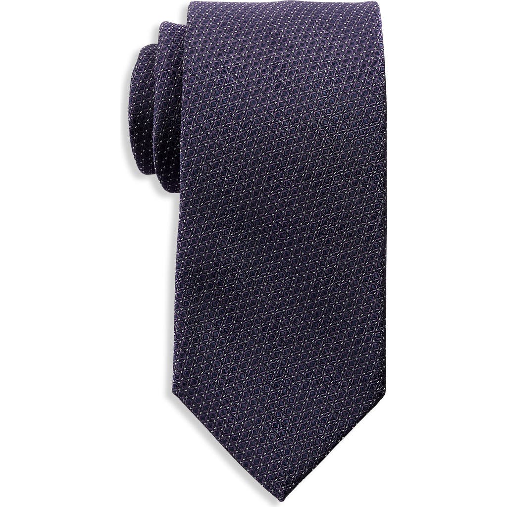 Michael Kors Barre Neat Patterned Tie in Purple