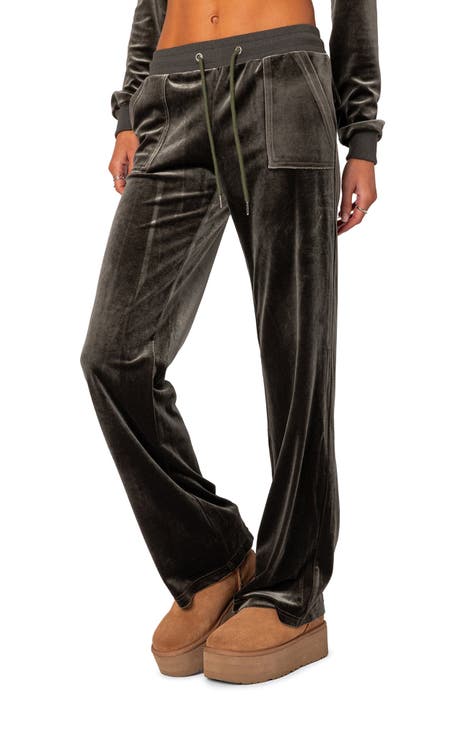 Warm pants plus velvet women's Northeast large cotton pants extra
