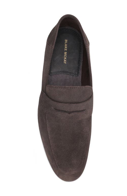 Shop Blake Mckay Sawyer Penny Loafer In Brown Suede