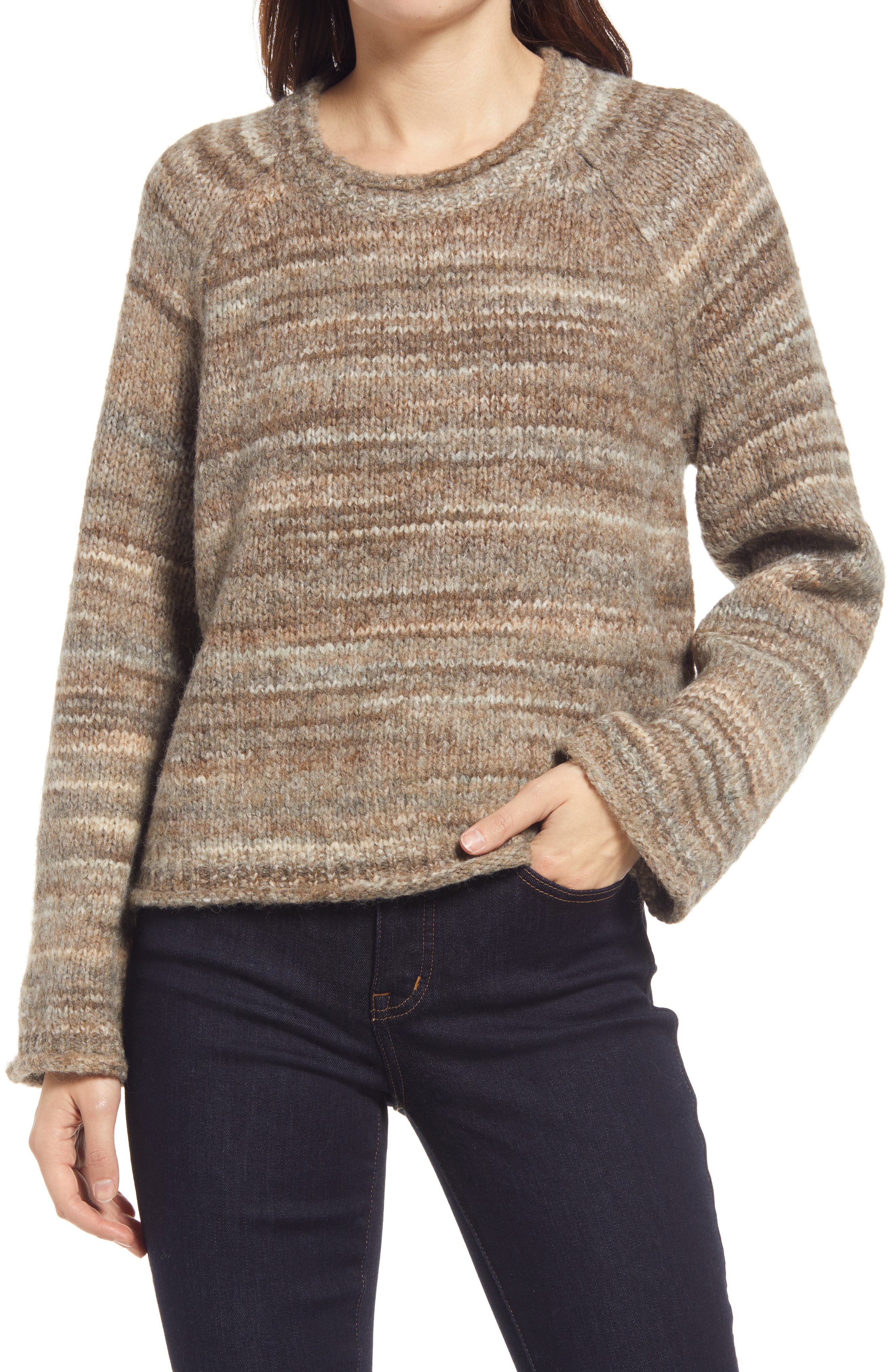 Madewell Kersdale Space Dye Pullover 