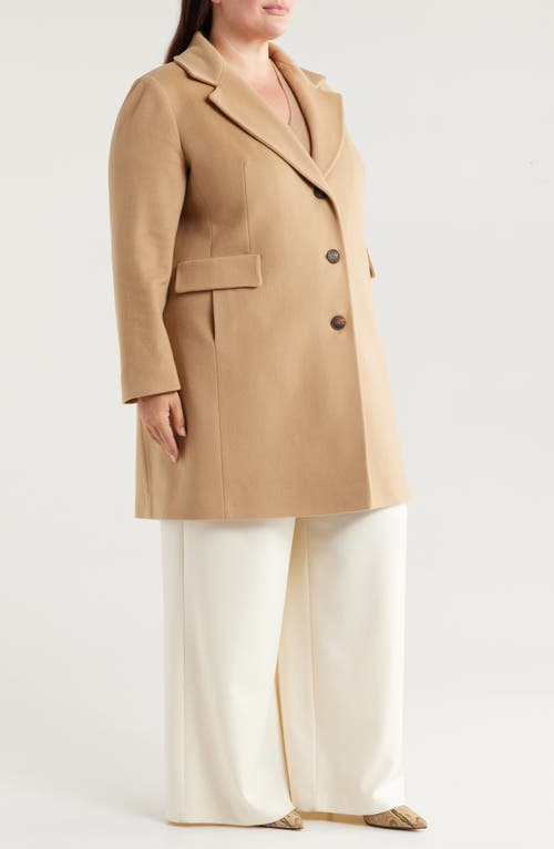 Fleurette Charlie Wool Coat In Camel