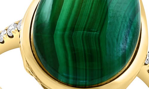 Effy Malachite & Diamond Ring In Green