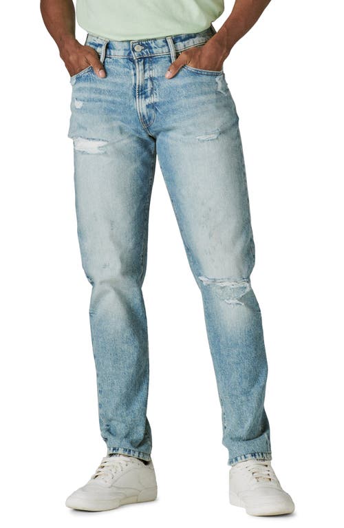 Lucky Brand 412 Ripped Athletic Slim Fit Stretch Organic Cotton Jeans Ellicott at Nordstrom, X 32