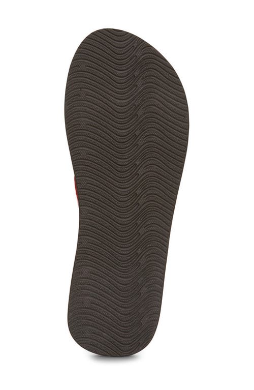 Floopi Flip Flop Wedge Sandal In Navy