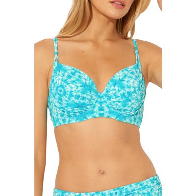 Bleu By Rod Beattie Make Waves Underwire Bikini Top, Blue
