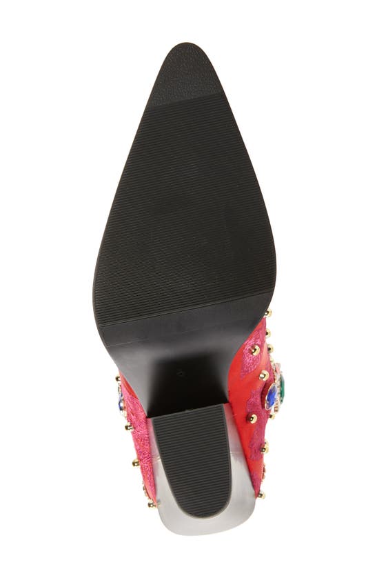 Shop Azalea Wang Diligent Embroidered Western Boot In Red