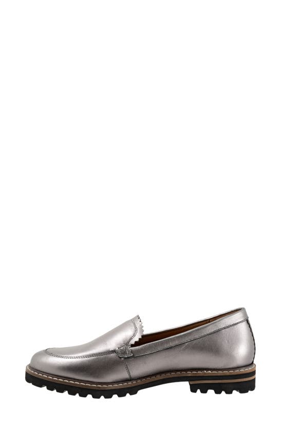 Trotters Fayth Loafer In Pewter