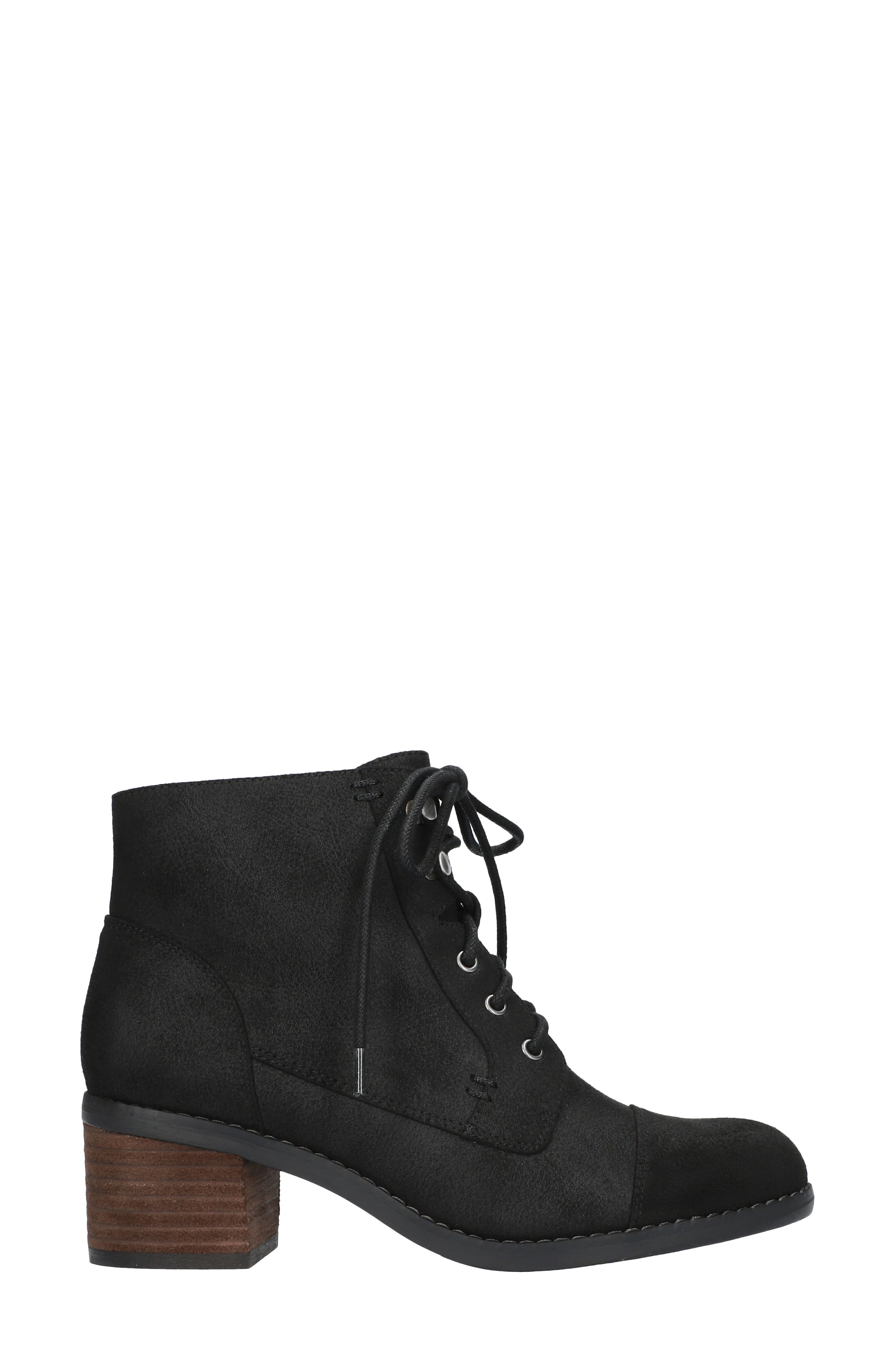 bella vita sarina lace up booties