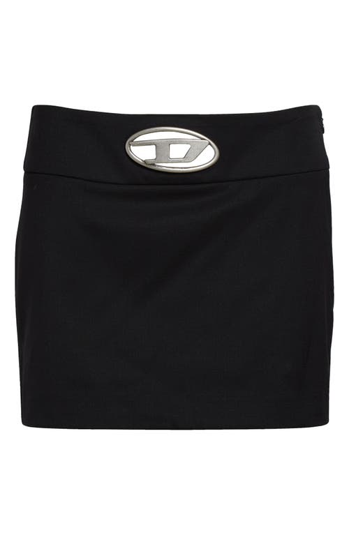 DIESEL DIESEL® DIXY LOGO INSET MINISKIRT 