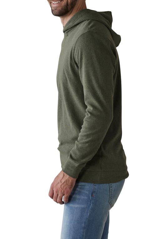 Shop The Normal Brand Puremeso Essential Hoodie In Oakmoss