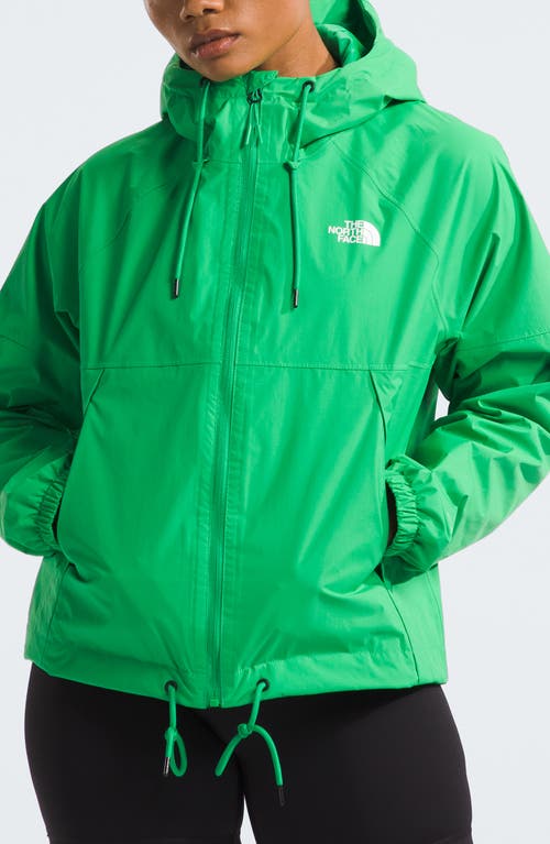 The North Face Antora Waterproof Rain Jacket Optic Emerald at Nordstrom,