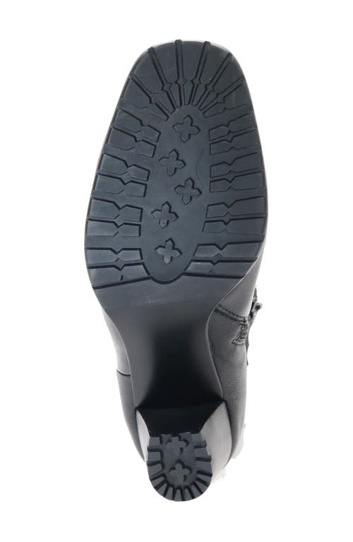 David Tate Corona Slouch Bootie In Black Lamb