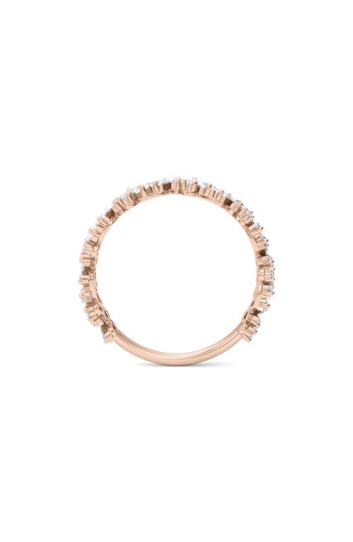 Shop Hautecarat Lab Created Diamond 3/4 Eternity Ring In Rose Gold