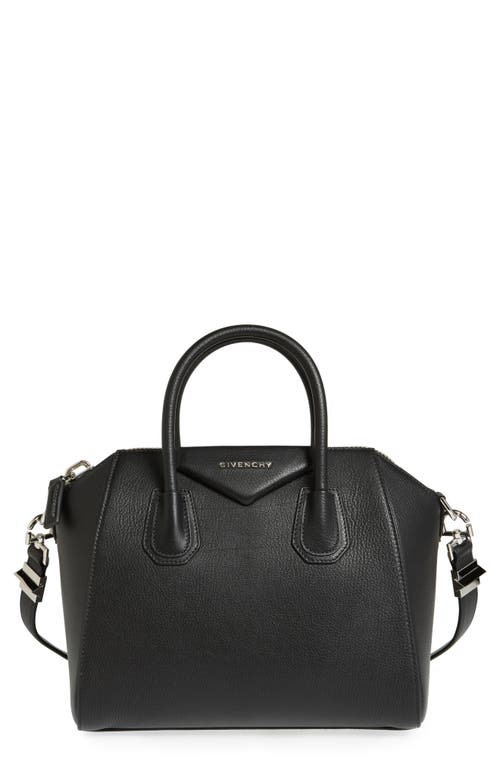 Givenchy Small Antigona Leather Satchel in Black at Nordstrom