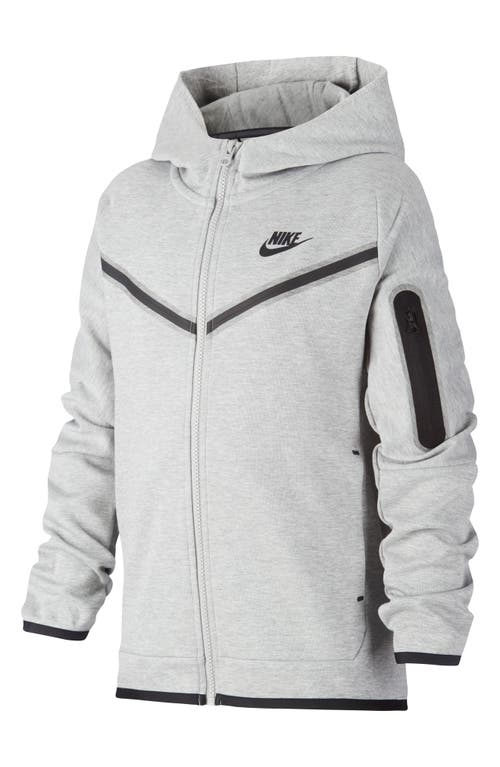 Nike Sportswear Tech Zip Hoodie In Gray