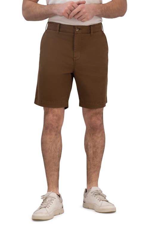 Lucky Brand Stretch Twill Flat Front Shorts at Nordstrom,