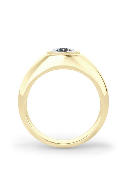 Hautecarat Round Brilliant Lab Created Diamond Ring In 2.50 Ctw 18k Yellow Gold