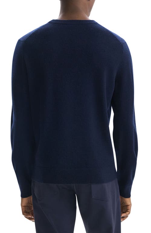 Theory Hilles Cashmere Crewneck Sweater In Baltic