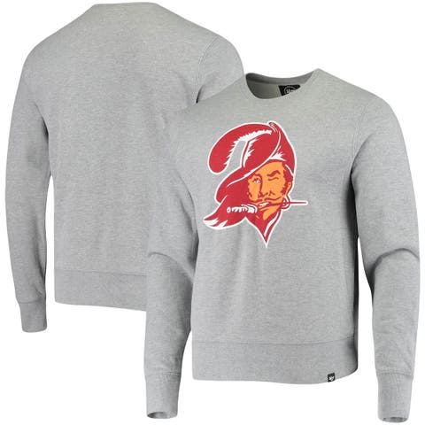 47 ' Heathered Gray Tampa Bay Buccaneers Throwback Headline Pullover Hoodie