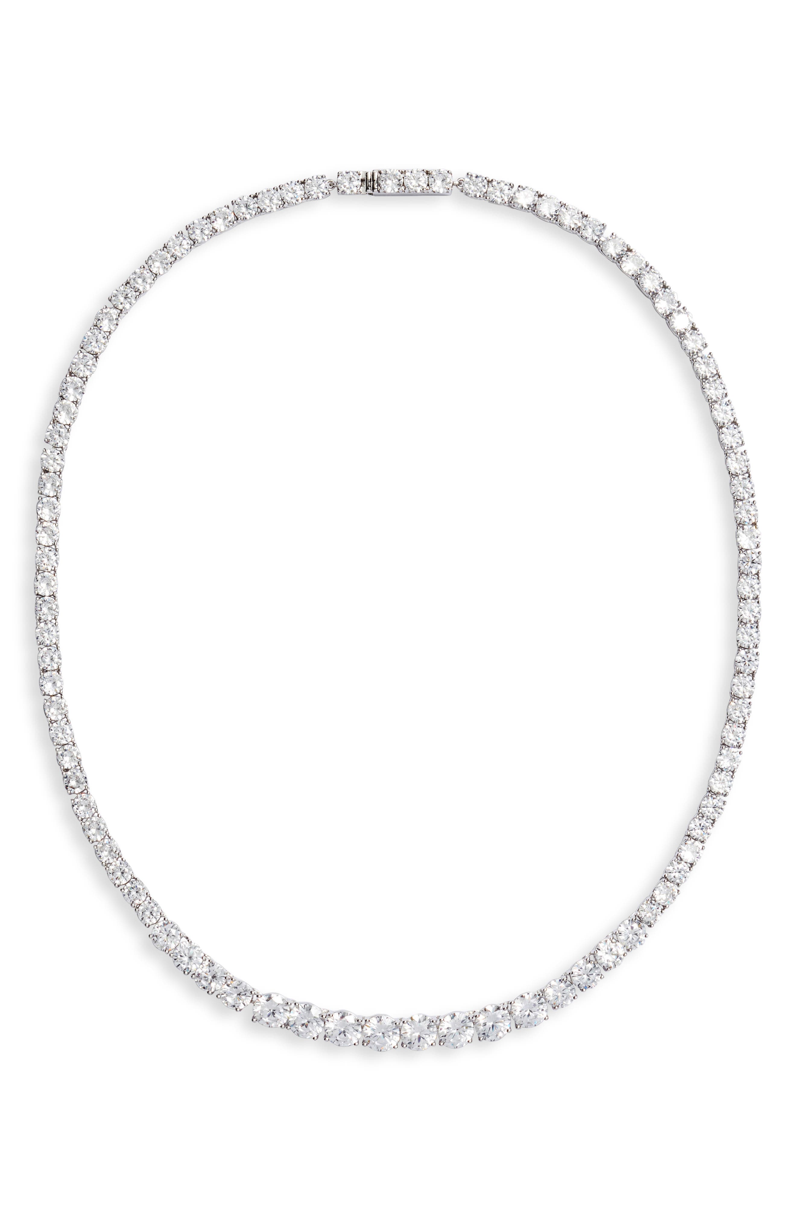 nordstrom cubic zirconia necklace