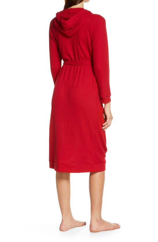 Honeydew Intimates Honeydew Lounge Pro Hooded Robe In Teaberry