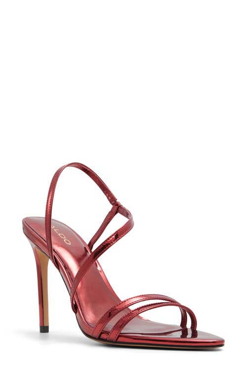 Aldo Twila Slingback Pointed Toe Sandal In Bordo