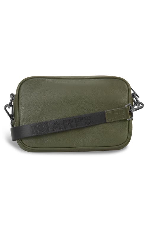 Champs Onyx Leather Camera Bag In Khaki
