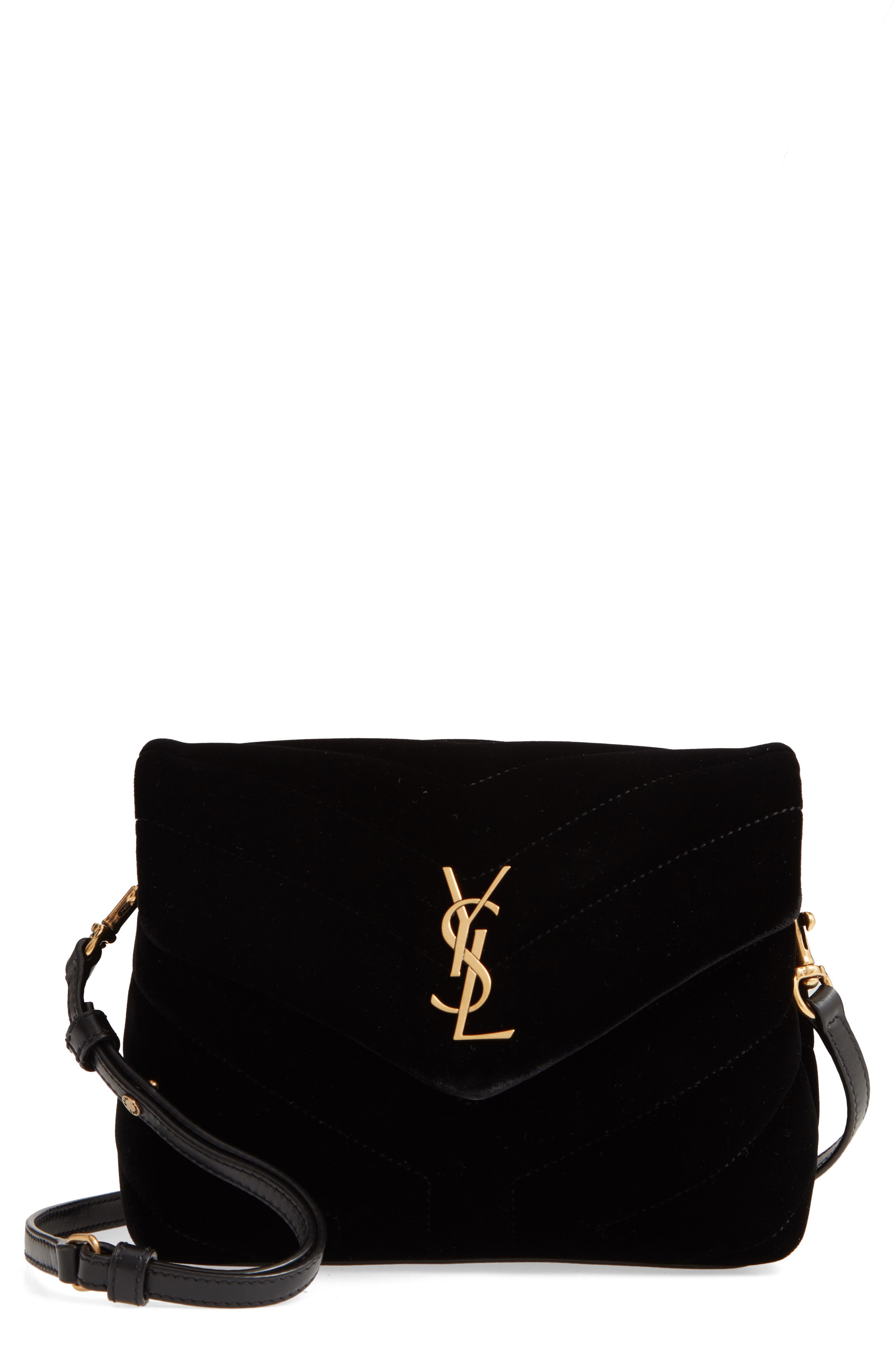 black velvet ysl bag