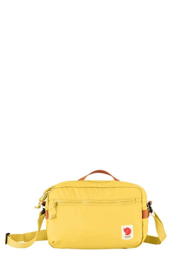 Fjall Raven High Coast Water Resistant Crossbody Bag In Mellow Yellow