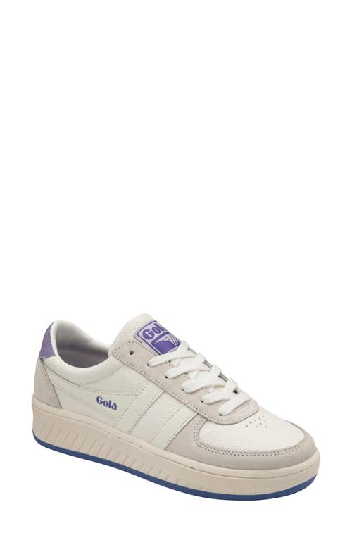 Grandslam 88 Sneaker in White/White/Lavender