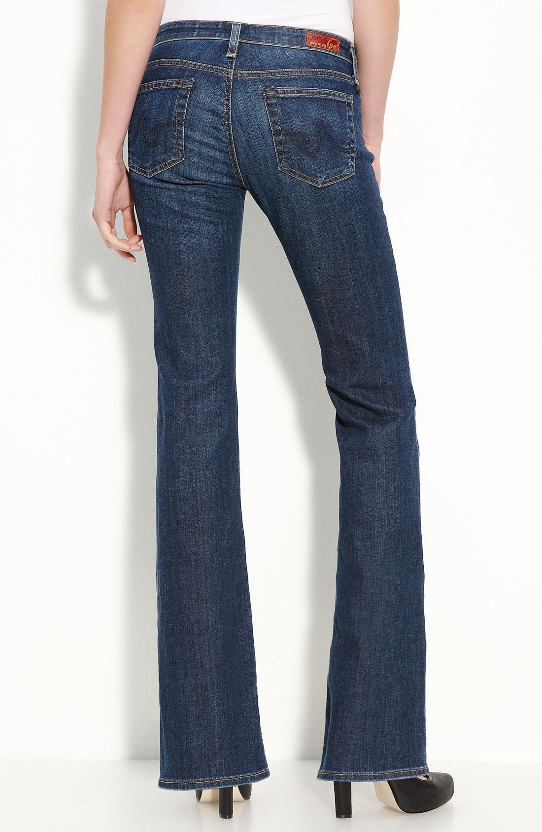 AG 'Angelina' Bootcut Jeans (Crest Blue) (Petite) Nordstrom
