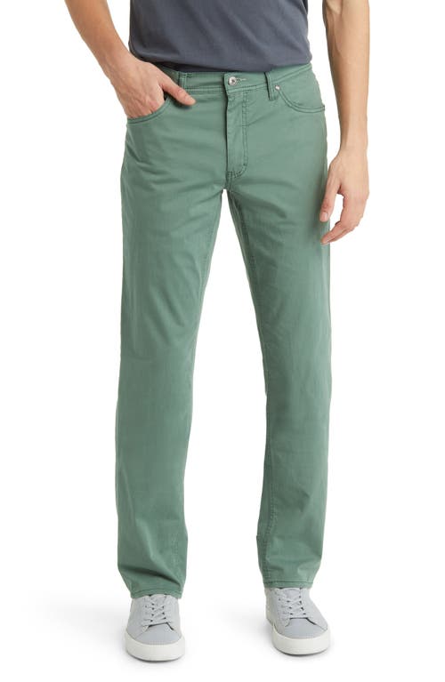 Cooper Fancy Stretch Cotton Twill Pants in Agave