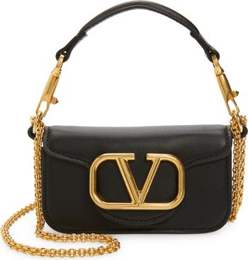 Valentino Garavani - V-Logo Mini Leather Cross-body Bag - Mens - Black