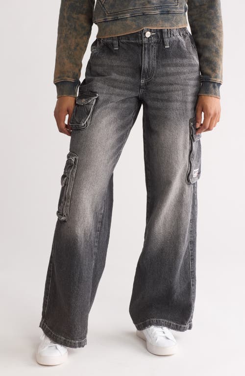 BDG Urban Outfitters Y2K Cyber Baggy Cargo Jeans Washed Black at Nordstrom, 32