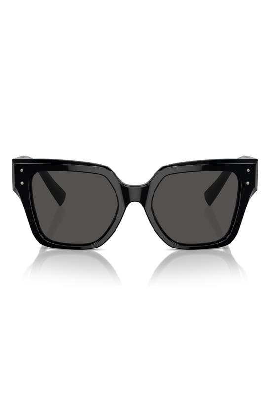 Dolce & Gabbana 52mm Square Sunglasses In Black