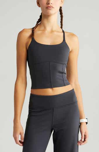 Beyond Yoga Spacedye Slim Racerback Cropped Tank Top (Grey Sage Heather)  Women's Sleeveless - ShopStyle