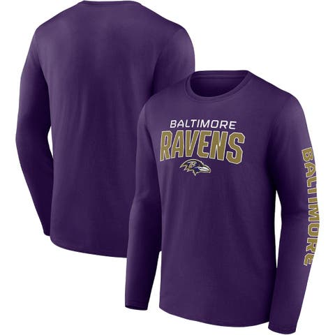 Men's Fanatics Branded Purple Baltimore Ravens Go the Distance Long ...