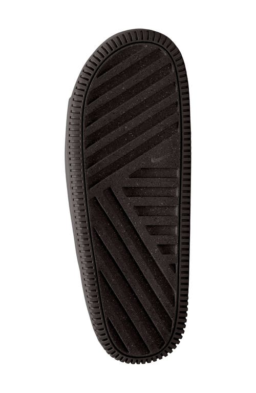 Shop Nike Calm Slide Sandal In Velvet Brown/velvet Brown