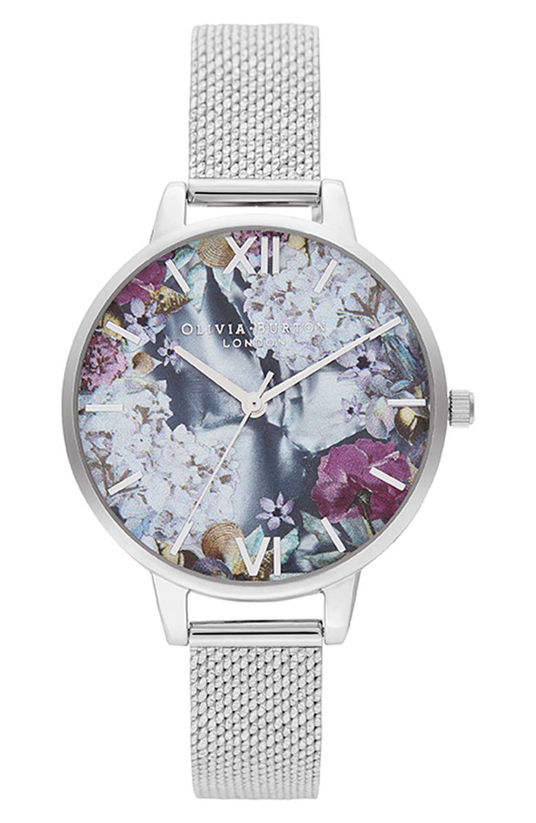 Olivia Burton Under The Sea Mesh Strap Watch 34mm Nordstrom