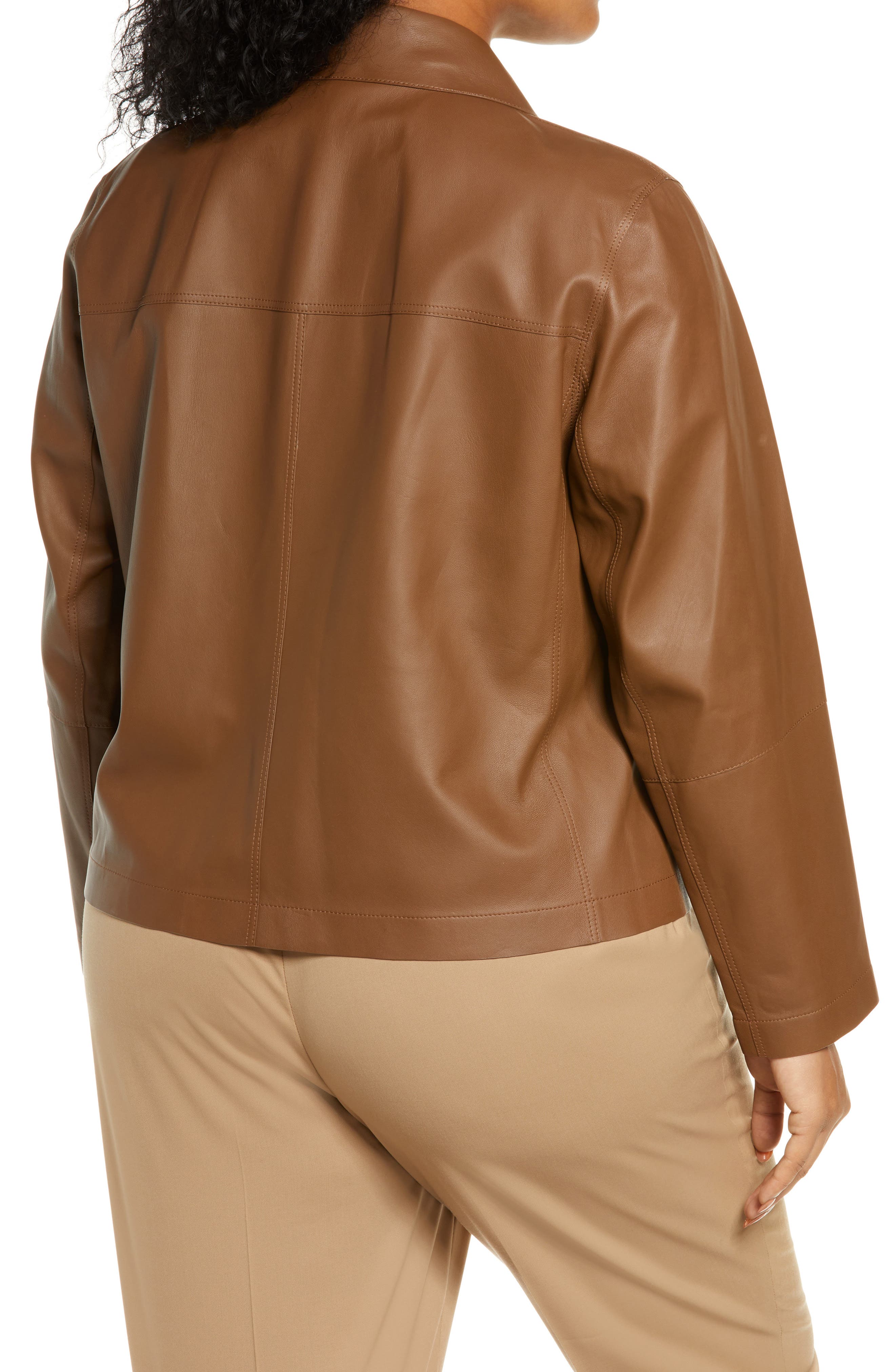 lafayette 148 lambskin leather jacket