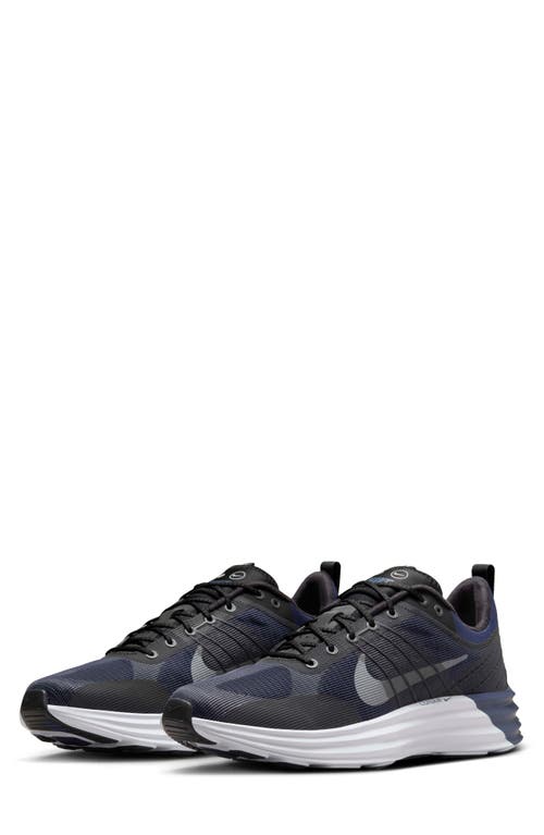 Shop Nike Lunar Roam Sneaker In Black/navy/white