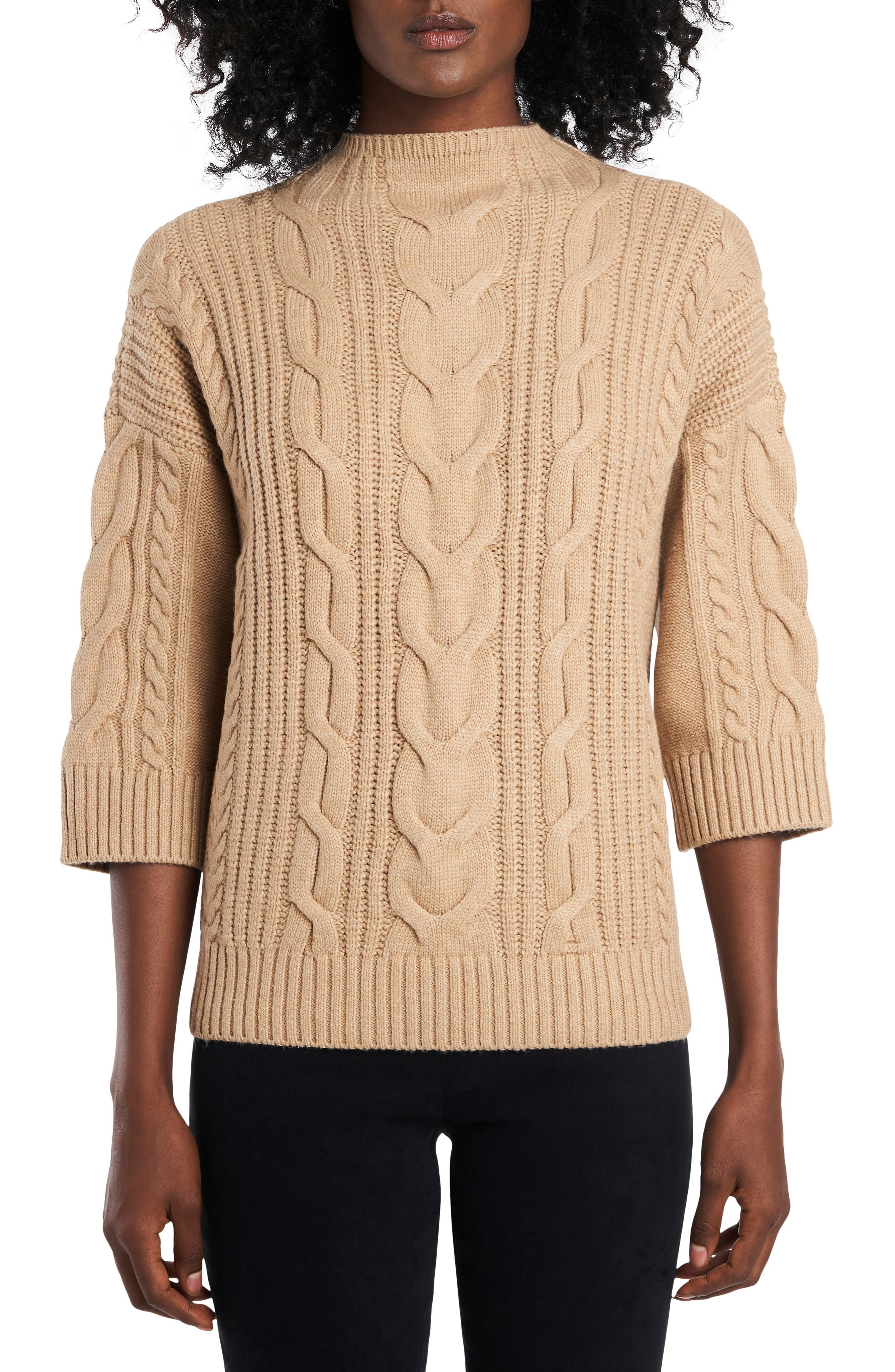Vince Camuto Cable Stitch Sweater In 