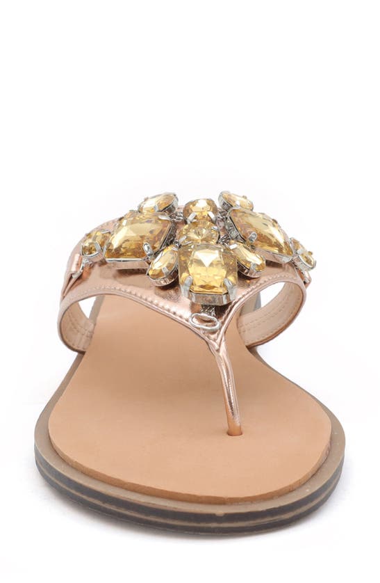Wlk By S. Miller Myles Embellished Sandal In Gold
