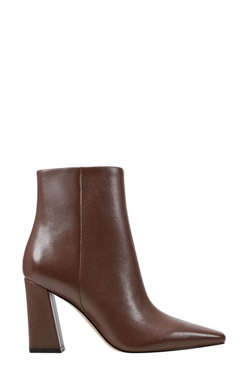 Shop Marc Fisher Ltd Yanara Pointed Toe Bootie In Dark Brown