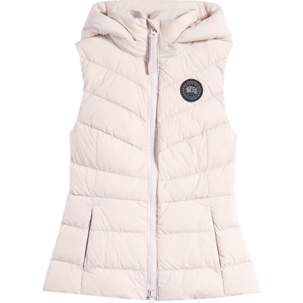 Shop Canada Goose Clair 750 Fill Power Down Vest In Lucent Rose