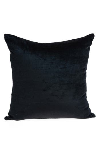 Parkland Collection Spano Solid Throw Pillow In Black