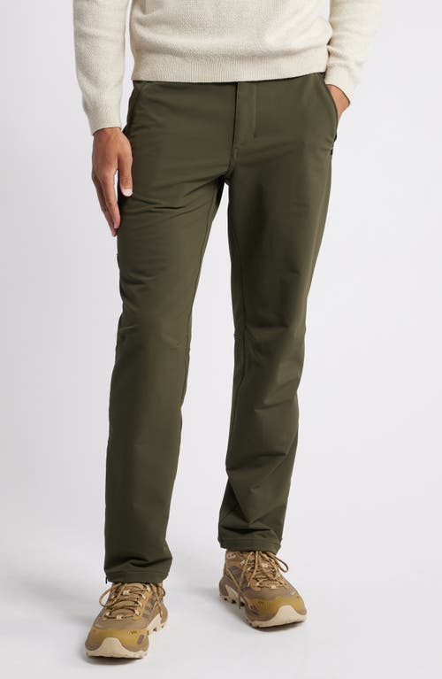 Shop Fjall Raven Fjällräven Abisko Winter Stretch Pants In Deep Forest