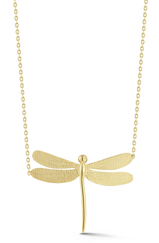 Ember Fine Jewelry 14k Gold Dragonfly Pendant Necklace